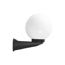 Fabrilamp - lampe murale abanto outdoor 1xe27 black ip44 29x20x30,5 cm