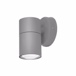 Applique dede extérieur de de la série BECALA de couleur GREY avec une forme cylindrique et un style moderne. Fabriqué en ABS ...