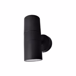 Applique dede extérieur de de la série BECALA de couleur NOIR avec une forme cylindrique et un style moderne. Fabriqué en ABS ...