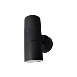 Fabrilamp - becala applique extérieure 2xgu10 noir ip44 15,2x7,3x11,3 cm