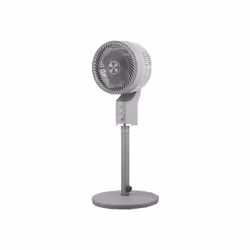 Ventilateur de sol dede de la série TALAMO en couleur GREY/CROMO avec trois pales et trois vitesses. Fabriqué en métal, ABS e ...