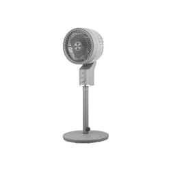 Fabrilamp - Ventilateur De Pie Talamo Gris/chrome 50w 3vel Regx33x33cm Oscillant Fixe et Rotatif