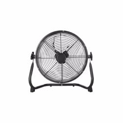 Ventilateur industriel from the MIDAS de series in BLACK/CROMO colour made of metal and aluminium. Avec threeblades et three  ...