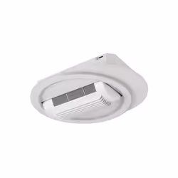 Ventilateur de plafond rond from the CAMALEON series in WHITE. D'un design très moderne et original, réalisé en métal et poly ...