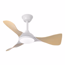 Fabrilamp 241691368 ventilateur Hêtre, Blanc