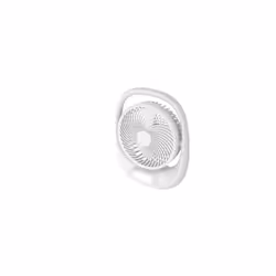 Le ventilateur de table sans fil Eagle, d'un blanc élégant, est la solution parfaite pour une brise rafraîchissante dans n'im ...
