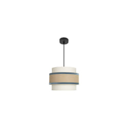 Fabrilamp - Cornalina lampe suspendue deceiling lamp 1x27 Beige/blue 30d