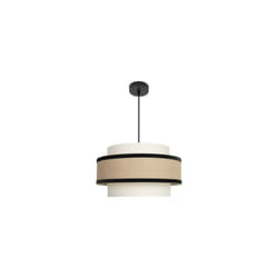 Cornalina lampe suspendue deceiling lamp 1x27 Beige/black 40d