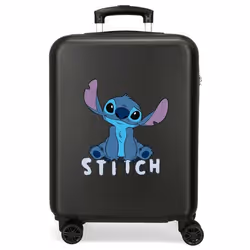 Valise enfant - Disney - Stitch Cute - 55 x 38 x 20 cm - Noir - 4 roues
