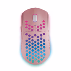 Mars Gaming MMW3P, Droitier, Optique, RF sans fil, 3200 DPI, Rose