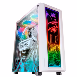 Mars Gaming MCARTW unité centrale Midi Tower Blanc