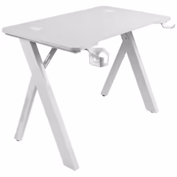 Mars Gaming MGD100RGBW bureau d'ordinateur Blanc