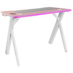 Mars Gaming MGD100RGBP bureau d'ordinateur Rose