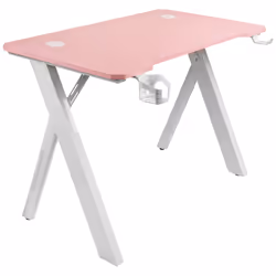 Mars Gaming MGD100RGBP bureau d'ordinateur Rose