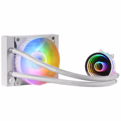 Mars Gaming MLONE120W, Refroidisseur de liquide tout-en-un, 12 cm, 69,2 cfm, Blanc