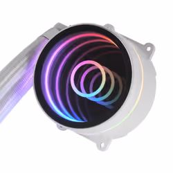 Mars Gaming MLONE120W système de refroidissement d'ordinateur Processeur Refroidisseur de liquide tout-en-un 12 cm Blanc 1 pièce(s) - Vue supplémentaire 4