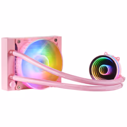 Mars Gaming MLONE120P, Refroidisseur de liquide tout-en-un, 12 cm, 69,2 cfm, Rose
