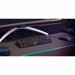 Mars Gaming MK60 clavier Jouer USB AZERTY Français Noir - Vue supplémentaire 5