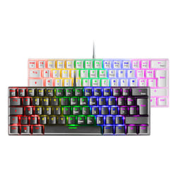 Mars Gaming MK60 clavier Jouer USB AZERTY Français Noir