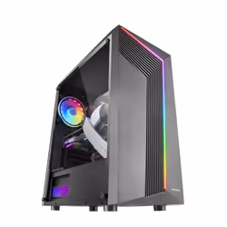 Mars Gaming MC-X7, Tower, PC, Noir, ATX, micro ATX, Mini-ITX, Jouer, 15,8 cm