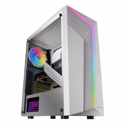 Mars Gaming MC-X7, Tower, PC, Blanc, ATX, micro ATX, Mini-ITX, Jouer, 15,8 cm