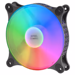Mars Gaming MFDUO système de refroidissement d’ordinateur Boitier PC Ventilateur 12 cm Noir