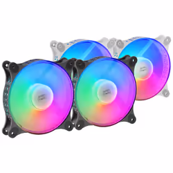 Mars Gaming MFDUO système de refroidissement d'ordinateur Boitier PC Ventilateur 12 cm Noir - Vue supplémentaire 6