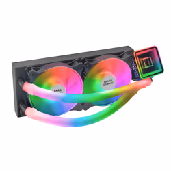Mars Gaming ML-ULTRA240, Refroidisseur de liquide tout-en-un, 69,2 cfm, Noir
