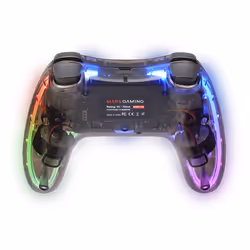 Mars Gaming MGP-24 Noir, Transparent RF Manette de jeu Android, MAC, PC, PlayStation 4, Playstation 3, Xbox 360 - Vue supplémentaire 4
