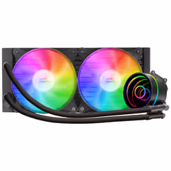 Mars Gaming MLONE240 système de refroidissement d’ordinateur Processeur Kit de refroidissement du liquide 12 cm Noir 1 pièce(s)