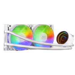 Mars Gaming MLONE240, Liquid cooling kit, 12 cm, 69,2 cfm, Blanc