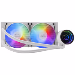 Mars Gaming MLONE240 Processeur Liquid cooling kit 12 cm Blanc 1 pièce(s)