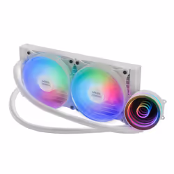 Mars Gaming MLONE240 Processeur Liquid cooling kit 12 cm Blanc 1 pièce(s)