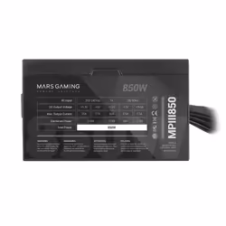 Mars Gaming MPIII850 unité d'alimentation d'énergie 850 W 20+4 pin ATX ATX Noir, Rouge