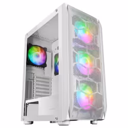 Mars Gaming MCKXW, Tower, PC, Blanc, ATX, EATX, micro ATX, Mini-ITX, Jouer, Bleu, Vert, Rouge
