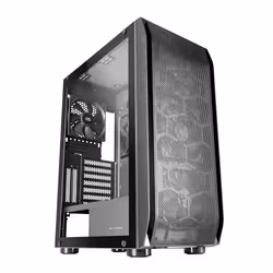 Mars Gaming MC-PRO2, Tower, PC, Noir, ATX, EATX, micro ATX, Mini-ITX, 16 cm, 34,8 cm