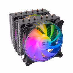 Mars Gaming MCPU-XT, Refroidisseur de liquide tout-en-un, 12 cm, 800 tr/min, 1600 tr/min, 26 dB, 72 cfm