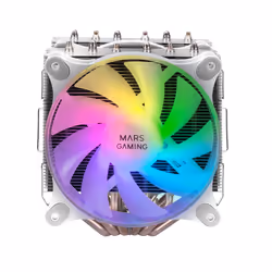 Mars Gaming MCPU-XT Processeur Refroidisseur de liquide tout-en-un 12 cm Blanc 1 pièce(s)
