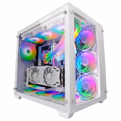 Mars Gaming MCV3W, Tower, PC, Blanc, ATX, micro ATX, Mini-ITX, EATX, Jouer, 16,2 cm