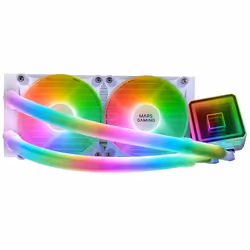 Mars Gaming ML-ULTRA240 Processeur Refroidisseur de liquide tout-en-un Blanc 1 pièce(s)