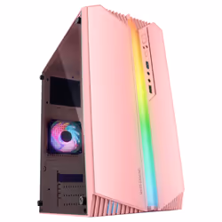 Mars Gaming MC-S1, Mini Tower, PC, Rose, micro ATX, Mini-ITX, Jouer, Ambre, Bleu, Vert, Rouge