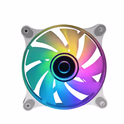 Mars Gaming MF3DW système de refroidissement d’ordinateur Boitier PC Ventilateur 12 cm Blanc 1 pièce(s)