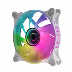 Mars Gaming MF3DW système de refroidissement d'ordinateur Boitier PC Ventilateur 12 cm Blanc 1 pièce(s) - Vue supplémentaire 4