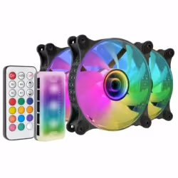 Mars Gaming MF3DKIT, Ventilateur, 12 cm, 1100 tr/min, Noir