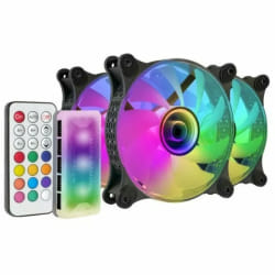 Mars Gaming MF3DKIT système de refroidissement d’ordinateur Boitier PC Ventilateur 12 cm Noir 3 pièce(s)
