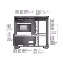 Mars Gaming MCV4 Tower Blanc - Vue supplémentaire 6