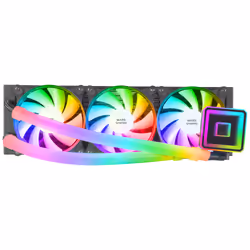 Mars Gaming MLULTRA360 système de refroidissement d’ordinateur Processeur Liquid cooling kit 12 cm Noir 1 pièce(s)