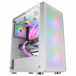 Mars Gaming MCFW unité centrale Midi Tower Blanc