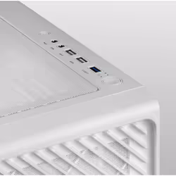 Mars Gaming MCFW unité centrale Midi Tower Blanc - Vue supplémentaire 4
