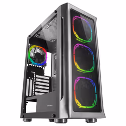 Mars Gaming MCNEO, Tower, PC, Noir, ATX, EATX, micro ATX, Mini-ITX, Jouer, Bleu, Vert, Rouge